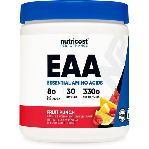 Nutricost EAA Powder 30 Servings (Fruit Punch) - Essential Amino Acids - Non-GMO EasyOptionXY LLC