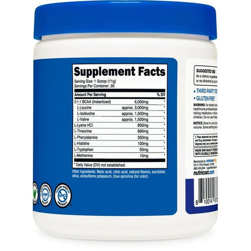 Nutricost EAA Powder 30 Servings (Blue Raspberry)- Amino Acids Supplement EasyOptionXY LLC