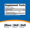 Nutricost DHEA 25mg, 240 Capsules - Gluten Free, Non-GMO Supplement EasyOptionXY LLC