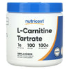 Nutricost L-Carnitine Tartrate Supplement Powder (100 Grams) - 1 Gram per Serving; 100 Servings EasyOptionXY LLC