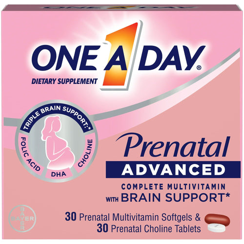One A Day Advanced Prenatal Multivitamin with Choline; 30+30 Count EasyOptionXY LLC