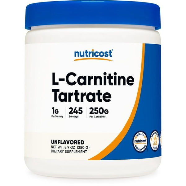 L-Carnitine Tartrate, Unflavored, 8.8 oz (250 g), Nutricost EasyOptionXY LLC