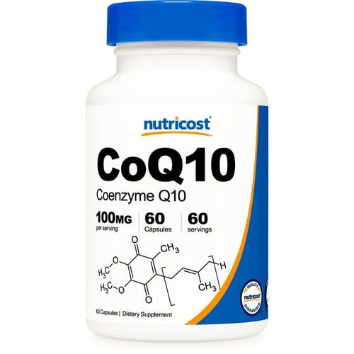 Nutricost CoQ10 100mg, 60 Vegetarian Capsules - Non-GMO, Gluten Free Supplement EasyOptionXY LLC