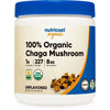 Nutricost 100% Organic Chaga Mushroom Powder 8oz (227 Servings) Supplement EasyOptionXY LLC