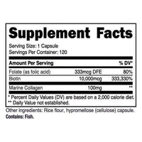 Nutricost Biotin for Women 10,000mcg 120 Capsules, with Folate & Collagen, Non-GMO Supplement EasyOptionXY LLC