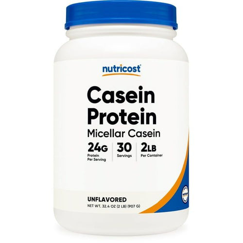 Nutricost Casein Protein Powder 2lb - Micellar Casein (Unflavored) EasyOptionXY LLC