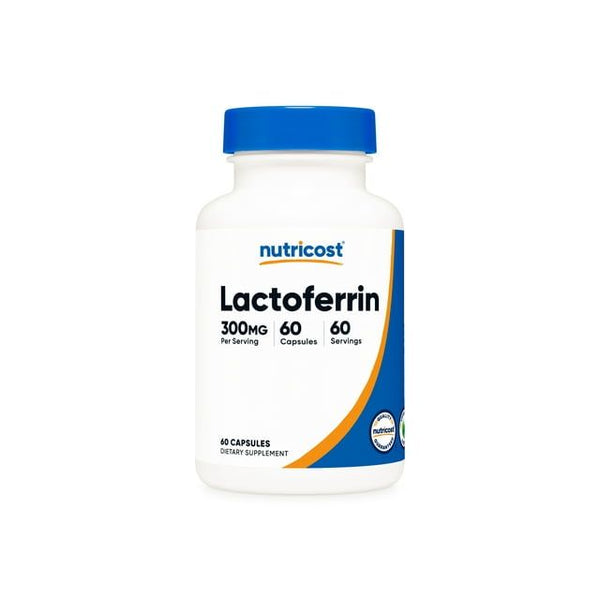 Nutricost Lactoferrin Capsules (60 Servings, 300mg) Third-Party Tested, Gluten-Free, Vegetarian, GMP Compliant, Non-GMO Supplement EasyOptionXY LLC
