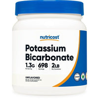 Nutricost Potassium Bicarbonate (2 LB) - 1.3G Per Serving, Gluten Free Supplement EasyOptionXY LLC