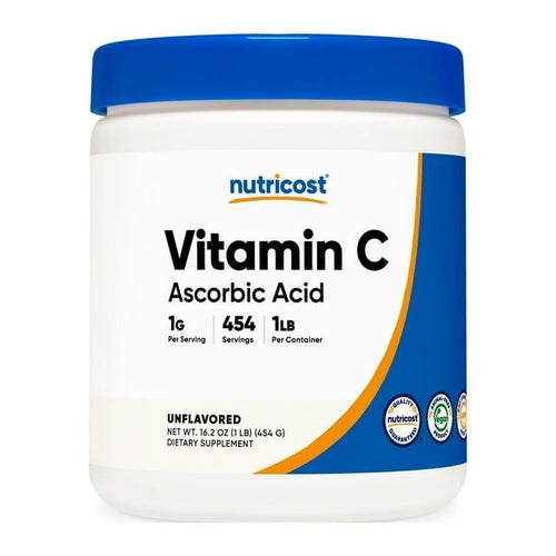 Nutricost Vitamin C Supplement Powder (Pure Ascorbic Acid Powder) .5 lb (8oz) EasyOptionXY LLC
