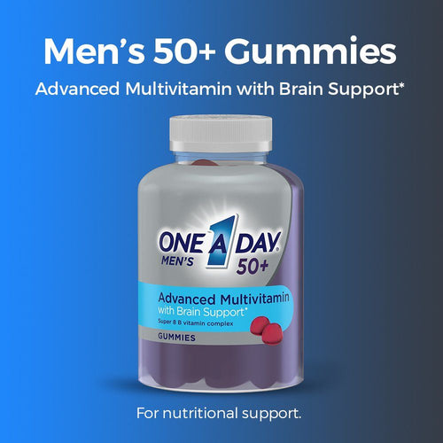 One A Day Men's 50+ Gummies Multivitamin w/ Immunity and Brain Support; 110 Count EasyOptionXY LLC