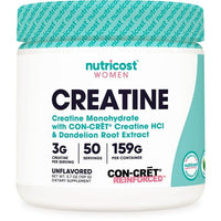 Nutricost Creatine Monohydrate Powder for Women Unflavored Supplement, 50 Servings EasyOptionXY LLC