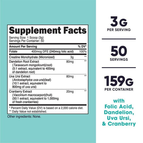 Nutricost Creatine Monohydrate Powder for Women Unflavored Supplement, 50 Servings EasyOptionXY LLC