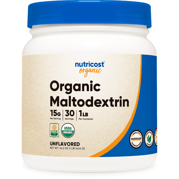 Nutricost Organic Maltodextrin Powder 1lb- Non-GMO & Gluten Free Supplement EasyOptionXY LLC