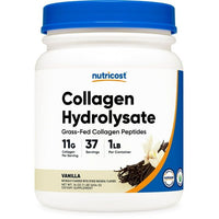 Nutricost Grass-Fed Collagen Powder 1LB (Vanilla) - Non-GMO, Gluten Free Supplement EasyOptionXY LLC