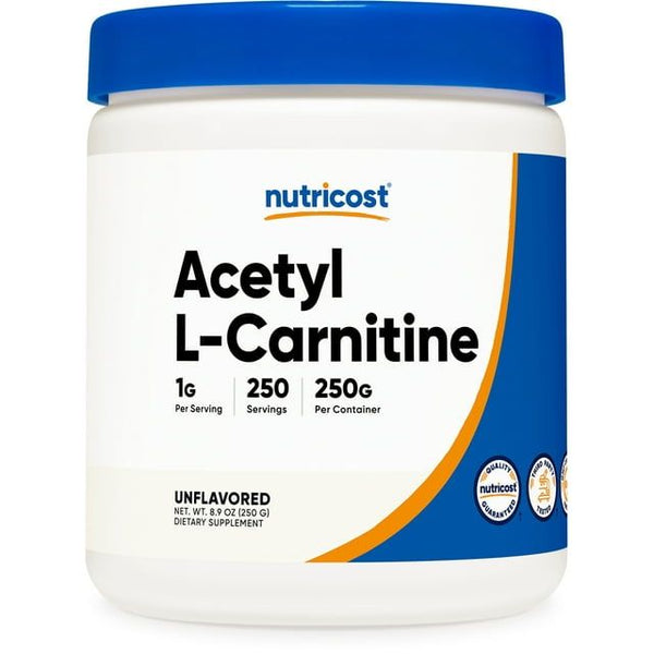 Nutricost Acetyl L-Carnitine (ALCAR) Supplement Powder 250 Grams- 1G per Serving EasyOptionXY LLC