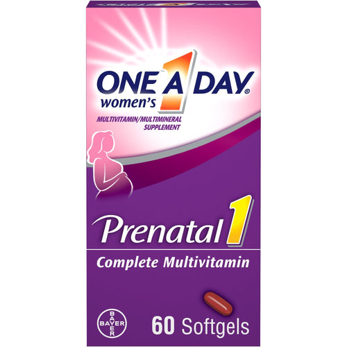 One A Day Women's Prenatal Multivitamin with Folic Acid; DHA and Iron; 60 Count EasyOptionXY LLC