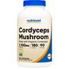 Nutricost Cordyceps Mushroom Capsules 1100mg, 180 Capsules, 90 Serv - Organic Supplement EasyOptionXY LLC