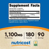 Nutricost Cordyceps Mushroom Capsules 1100mg, 180 Capsules, 90 Serv - Organic Supplement EasyOptionXY LLC