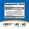 Nutricost Probiotic Complex - 50 Billion CFU, 60 Capsules - Probiotic Supplement (Unisex) EasyOptionXY LLC