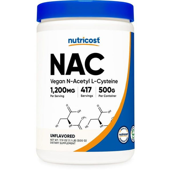 Nutricost N-Acetyl L-Cysteine (NAC) Powder Supplement, 500 Grams, 417 Servings EasyOptionXY LLC