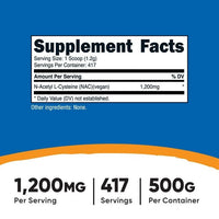 Nutricost N-Acetyl L-Cysteine (NAC) Powder Supplement, 500 Grams, 417 Servings EasyOptionXY LLC