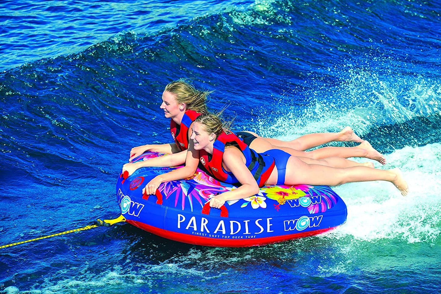 WOW Sports Paradise 2 Person 2P Soft Top Towable (22-WTO-3983) Jupiter Gear