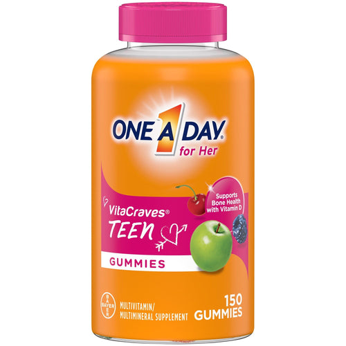 One A Day For Her Teen Multivitamin Gummies; 150 Count EasyOptionXY LLC