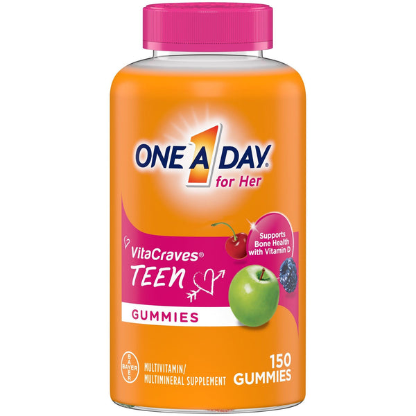 One A Day For Her Teen Multivitamin Gummies; 150 Count EasyOptionXY LLC
