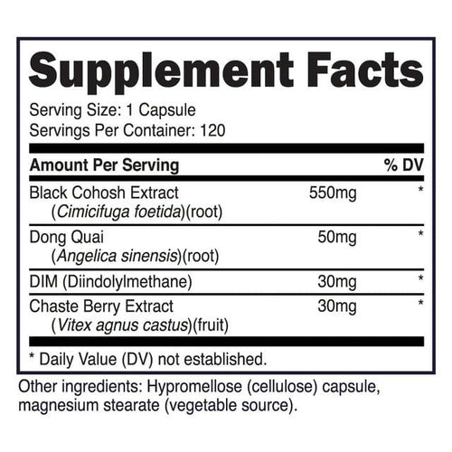 Nutricost Black Cohosh for Women Supplement 660mg, 120 Capsules - Non-GMO EasyOptionXY LLC