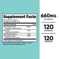 Nutricost Black Cohosh for Women Supplement 660mg, 120 Capsules - Non-GMO EasyOptionXY LLC