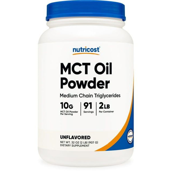 Nutricost MCT Oil Powder 2LBS (32oz) - Zero Net Carbs Supplement EasyOptionXY LLC