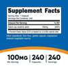 Nutricost Niacin (Vitamin B3) 100mg, 240 Capsules - with Flushing, Non-GMO, Gluten Free EasyOptionXY LLC