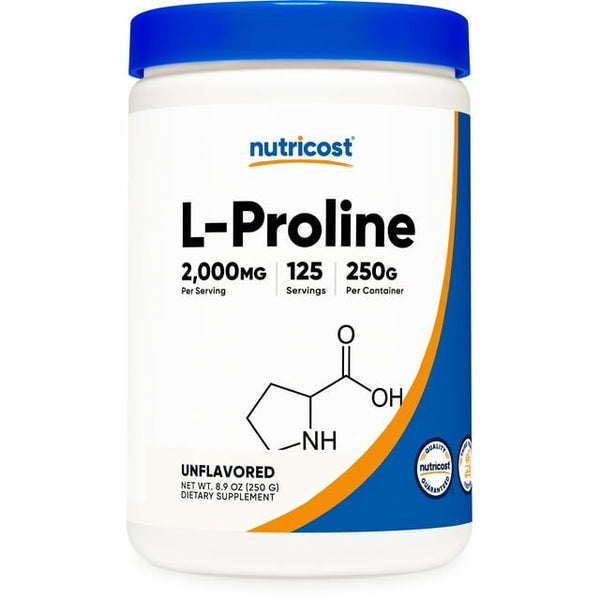 Nutricost L-Proline Powder 250 Grams - 2,000mg Per Serving, Amino Acid Supplement EasyOptionXY LLC