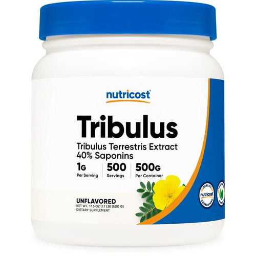 Nutricost Tribulus Terrestris Supplement Powder 500 Grams (1.1lbs) EasyOptionXY LLC