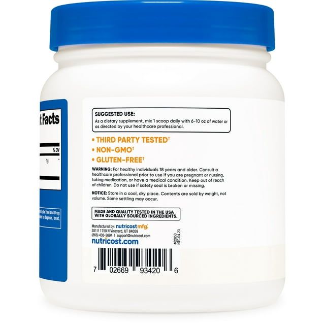 Nutricost Tribulus Terrestris Supplement Powder 500 Grams (1.1lbs) EasyOptionXY LLC