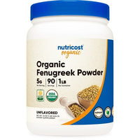 Nutricost Organic Fenugreek Powder 1 LB - Gluten Free, Non-GMO Supplement EasyOptionXY LLC