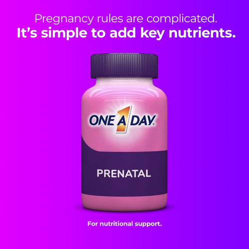 One A Day Women's Prenatal Multivitamin with Folic Acid; DHA and Iron; 30 Count EasyOptionXY LLC