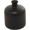 The Novogratz 12" Black Glass Vase EasyOptionXY LLC
