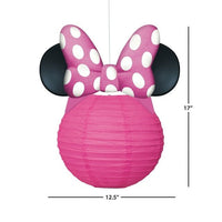 Minnie Mouse Round Paper Lanterns, 3ct EasyOptionXY LLC