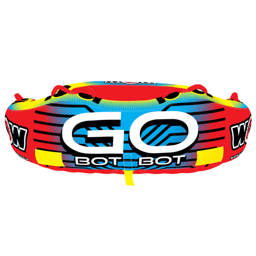 WOW Watersports Go Bot 3 Person Towable Water Tube For Pool and Lake (18-1050) Jupiter Gear