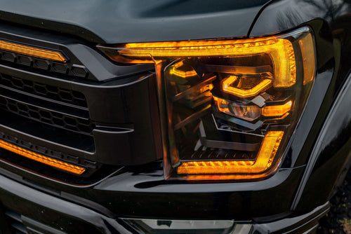 Morimoto Ford F-150 (21-23) XB Hybrid LED Headlights - Amber DRL OffRoadUSA.com