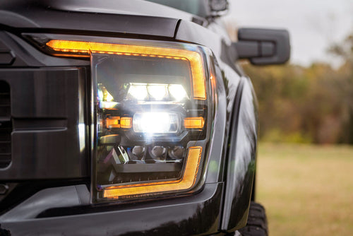 Morimoto Ford F-150 (21-23) XB Hybrid LED Headlights - Amber DRL OffRoadUSA.com