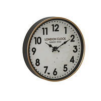 DecMode 16" White Metal Wall Clock EasyOptionXY LLC