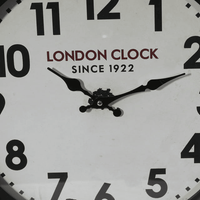 DecMode 16" White Metal Wall Clock EasyOptionXY LLC