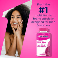 One A Day MULTI+ Hair; Skin & Nails Support Gummy Multivitamin; 120 Count EasyOptionXY LLC