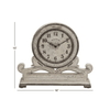 DecMode 15" White Wood Scroll Clock EasyOptionXY LLC