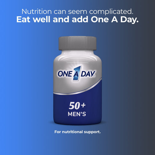 One A Day Men's 50+ Multivitamin Tablets for Men; 100 Count EasyOptionXY LLC