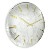 Westclox Analog QA Large White Marble and Gold Dial Wall Clock with Large Numerals. EasyOptionXY LLC