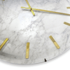 Westclox Analog QA Large White Marble and Gold Dial Wall Clock with Large Numerals. EasyOptionXY LLC