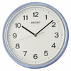 Seiko 11" Oita Wall Clock, Pearl Blue Traditional Round Quartz Analog QHA008LLH EasyOptionXY LLC